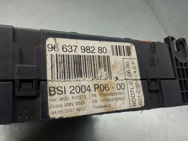 Caixa fusíveis / SAM / BSI PEUGEOT 207 (WA_, WC_) Imagem-2