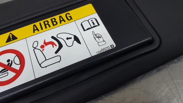 Right Sun Visor OPEL Astra K Imagem-1