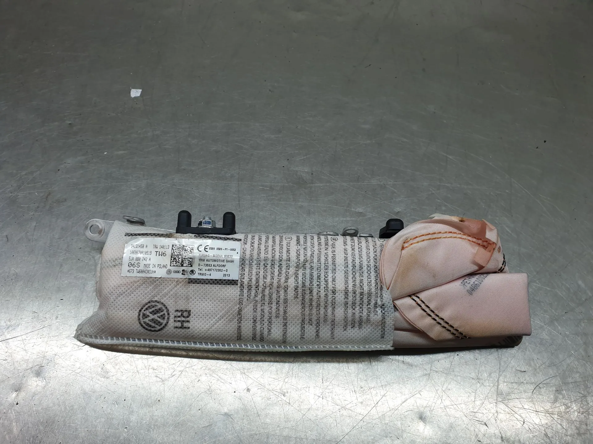 Right Seat Airbag SEAT Toledo IV (KG3) Imagem-2