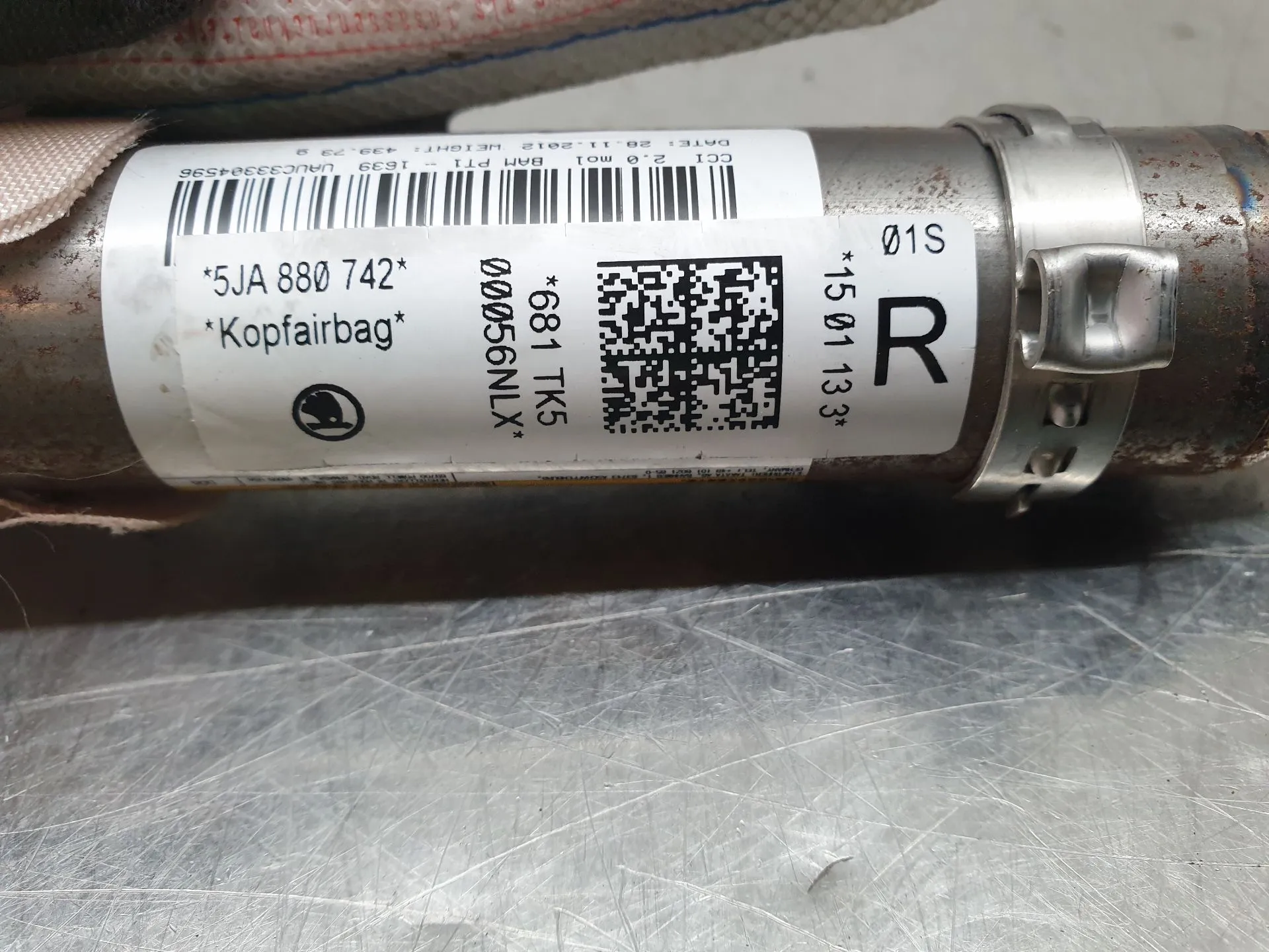 Airbag Rideau Droite SEAT Toledo IV (KG3) Imagem-2