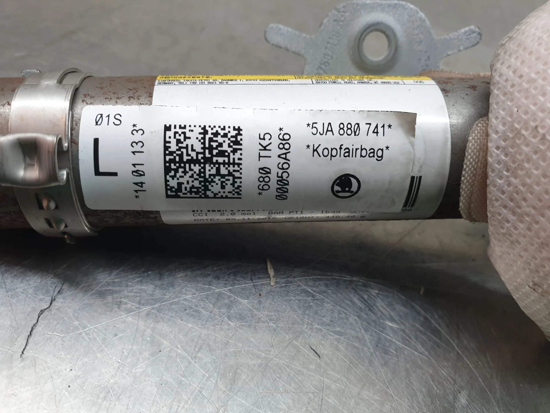 Airbag a Tendina Sinistra SEAT Toledo IV (KG3) Imagem-2