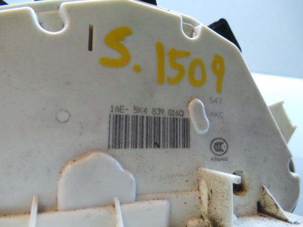 Serrure Arrière Droite VOLKSWAGEN Golf VII (5G1, BQ1, BE1, BE2) Imagem-4