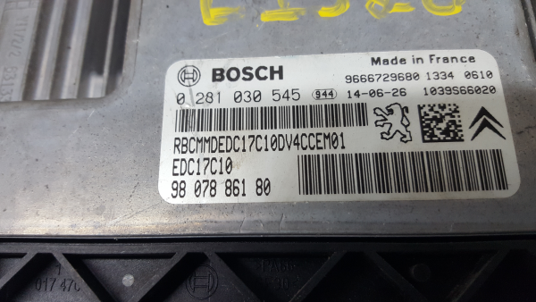 Centralina motor / ECU CITROËN C3 II (SC_) Imagem-4