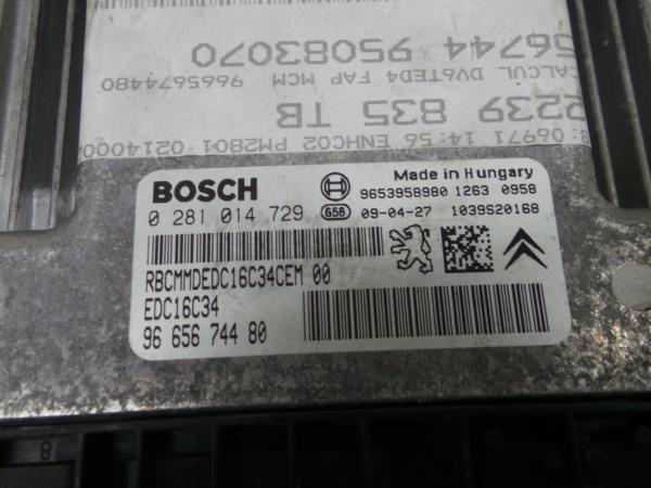 Centralina motor / ECU PEUGEOT 3008 I (0U_) Imagem-2