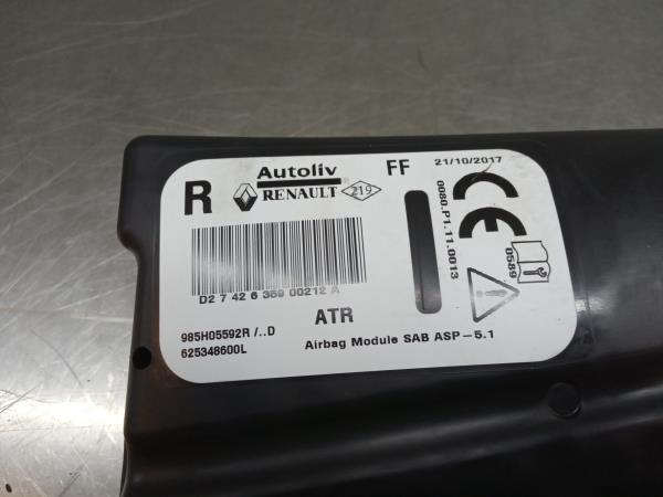 Right Seat Airbag RENAULT Clio IV (BH_) Imagem-2