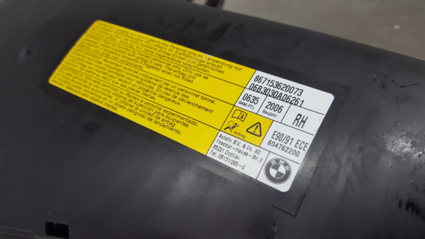 Airbag Derecho BMW 3 (E90) Imagem-3