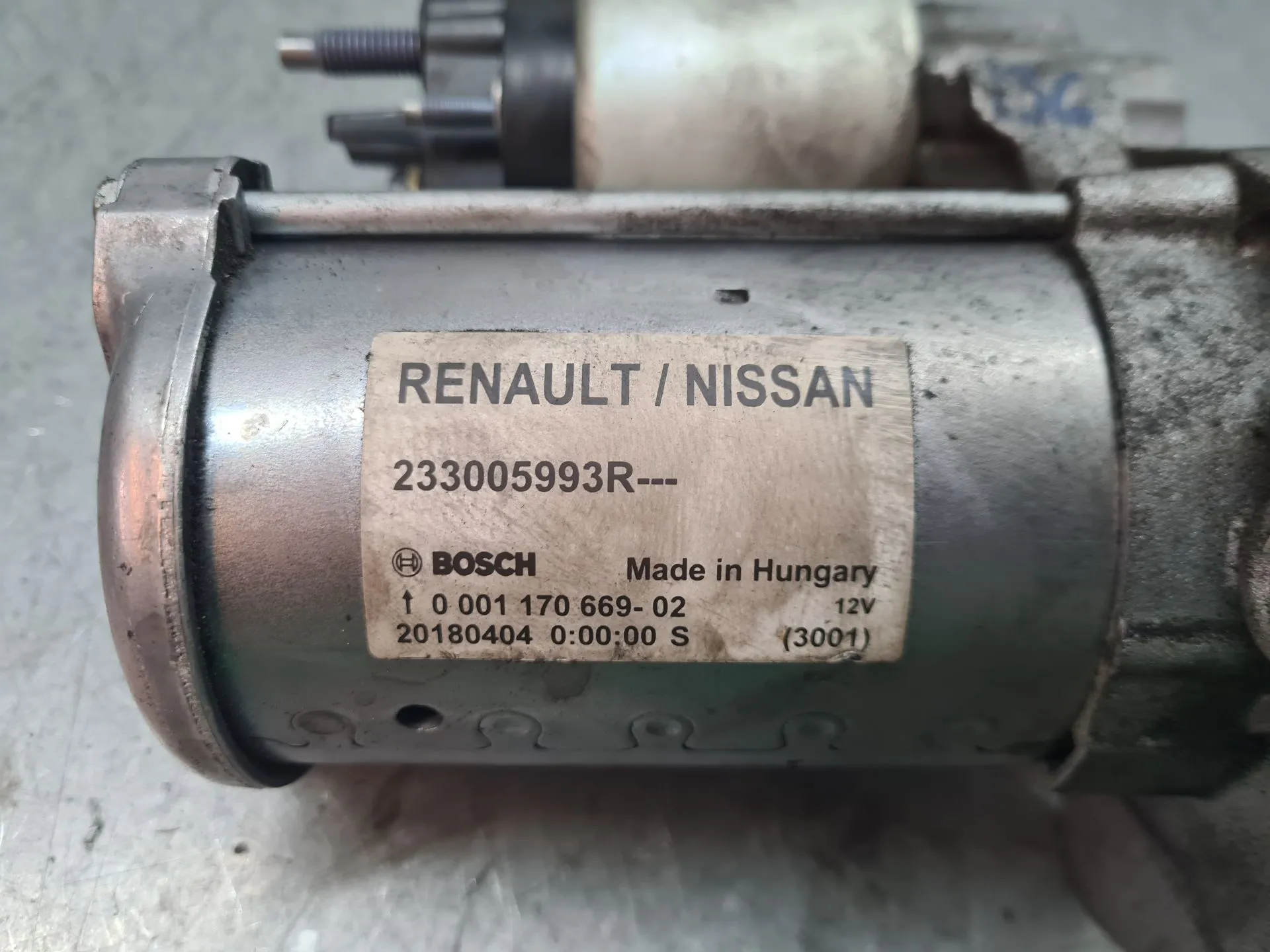 Motor de arranque NISSAN Micra V (K14) Imagem-4