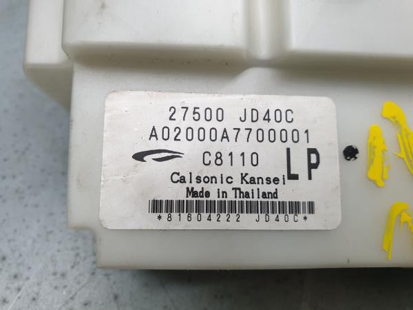 Climate control NISSAN Qashqai/Qashqai+2 I (J10, JJ10) Imagem-4