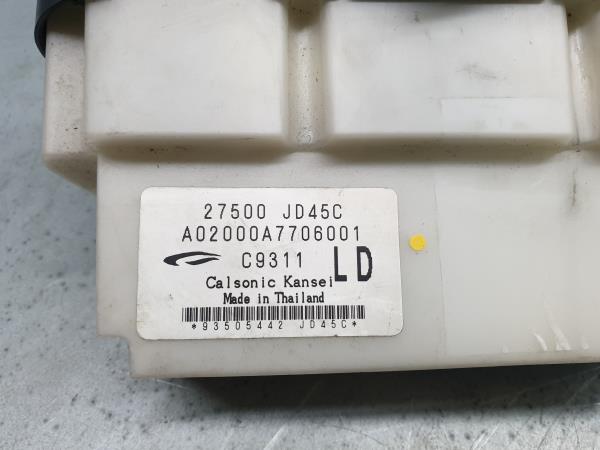 Climate control NISSAN Qashqai/Qashqai+2 I (J10, JJ10) Imagem-3