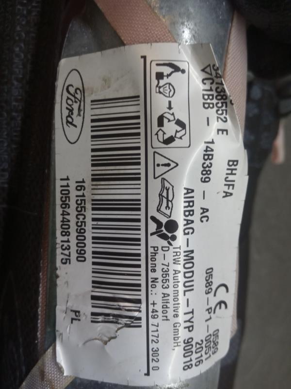 Airbag a Tendina Destra FORD Fiesta VI (CB1, CCN) Imagem-1