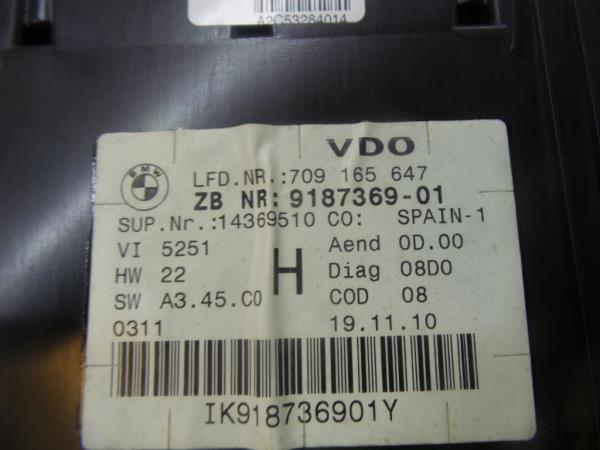 Quadrante / painel de instrumentos BMW X1 (E84) Imagem-4