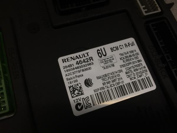 Comfort Unit Module RENAULT Megane IV (B9A/M_) Imagem-2