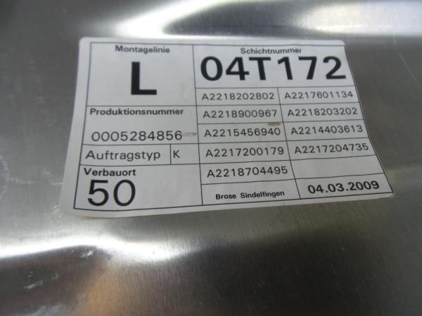 Lève-vitre avant gauche MERCEDES-BENZ Classe S (W221) Imagem-3