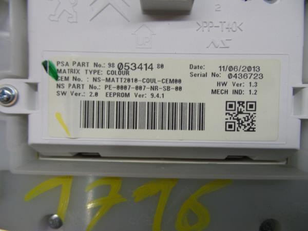 Quadrante / painel de instrumentos PEUGEOT 208 Imagem-2