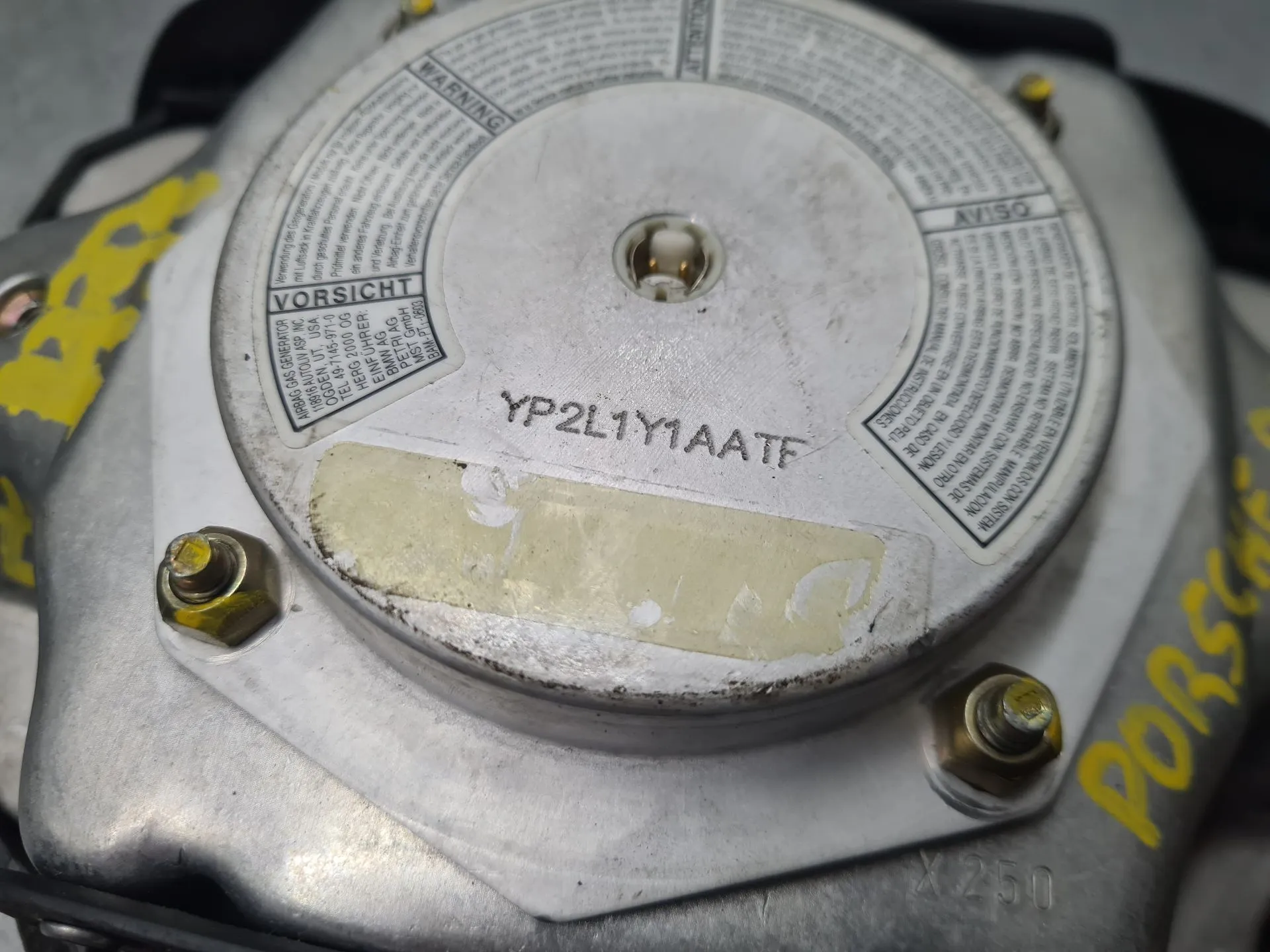 Airbag du Volant PORSCHE 911 Cabriolet (996) Imagem-2