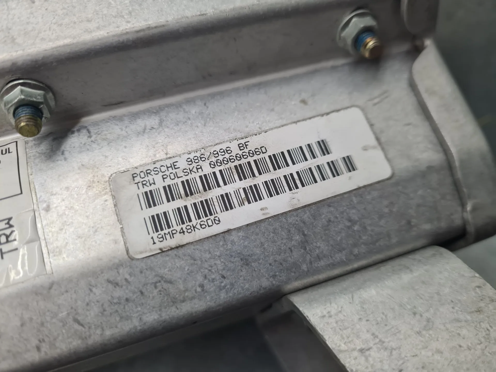 Airbag Passeggero PORSCHE 911 Cabriolet (996) Imagem-6