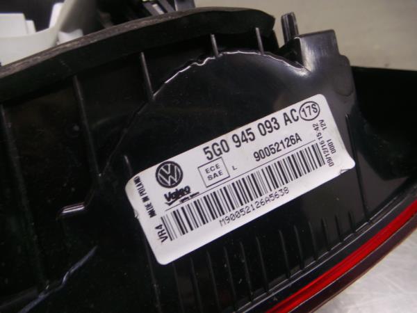 Feu de coffre Gauche VOLKSWAGEN Golf VII (5G1, BQ1, BE1, BE2) Imagem-4