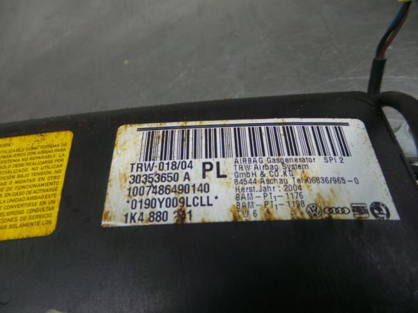 Airbag banco esquerdo VOLKSWAGEN Golf V (1K1) Imagem-1