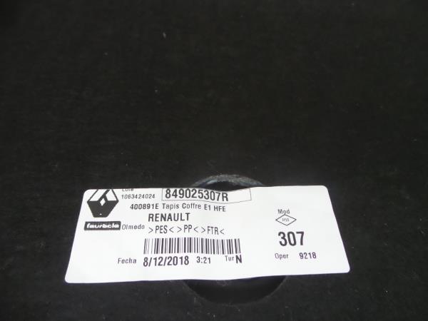 Cobertura inferior/ tapete / alcatifa da mala RENAULT Kadjar (HA_, HL_) Imagem-1