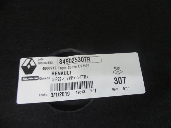 Trunk floor cover RENAULT Kadjar (HA_, HL_) Imagem-1