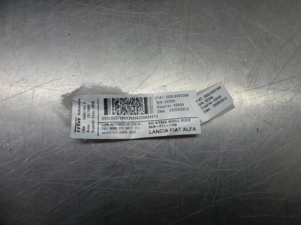 Airbag Guache ALFA ROMEO Giulietta (940_) Imagem-2