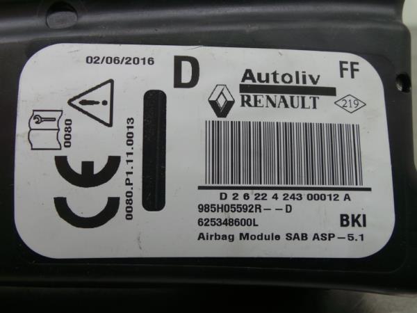 Airbag Destro RENAULT Captur (J5_) Imagem-3
