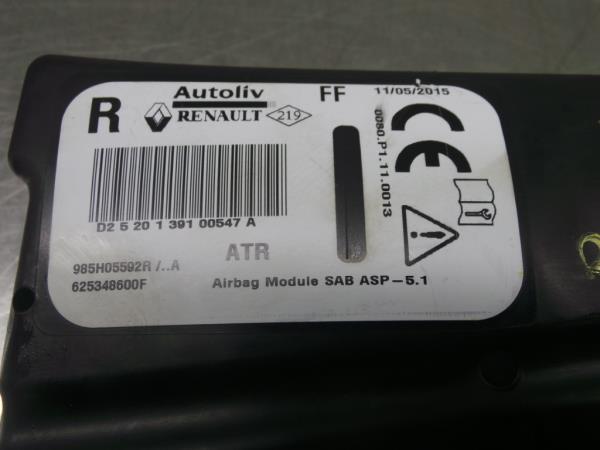 Right Seat Airbag RENAULT Clio IV (BH_) Imagem-3