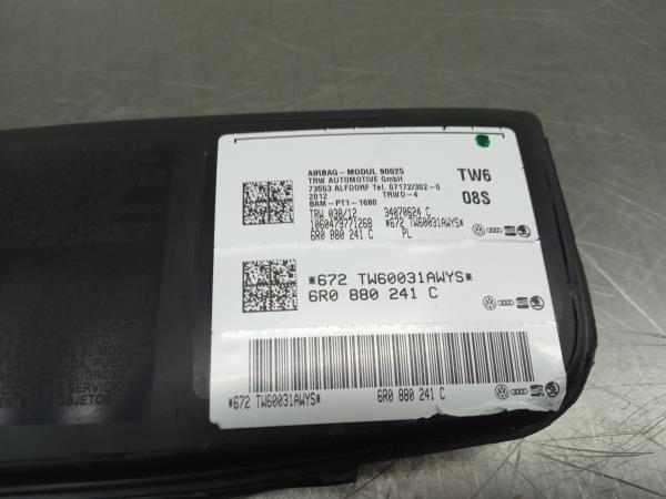 Left Seat Airbag VOLKSWAGEN Polo (6R, 6C) Imagem-1