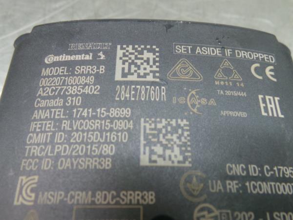 Sensore radar RENAULT Megane IV Grandtour (K9A/M_) Imagem-4