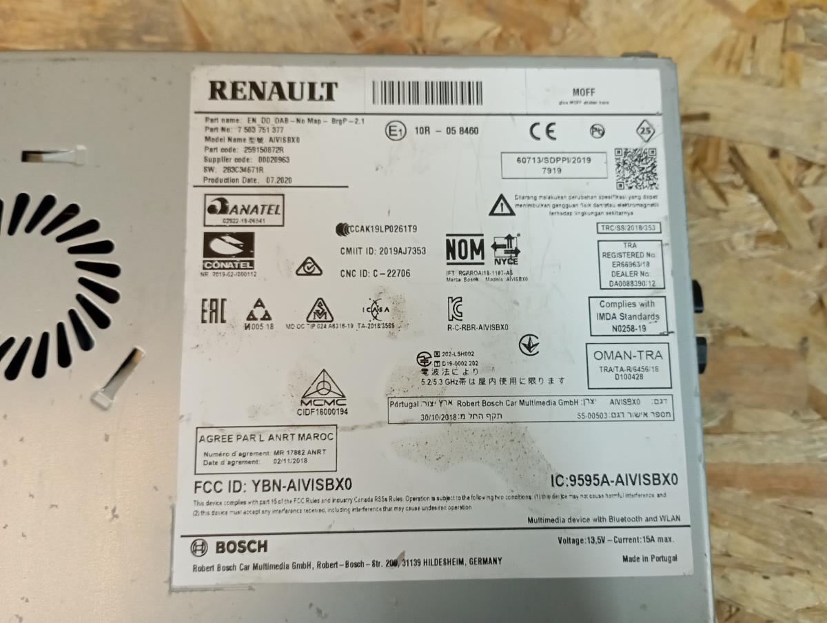 Radio / Autoradio RENAULT Captur II Imagem-7