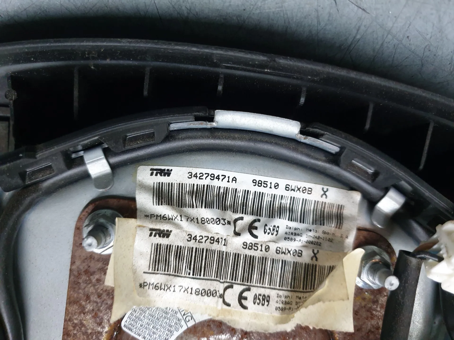 Airbag du Volant NISSAN NV200/Evalia Combi (M20) Imagem-3