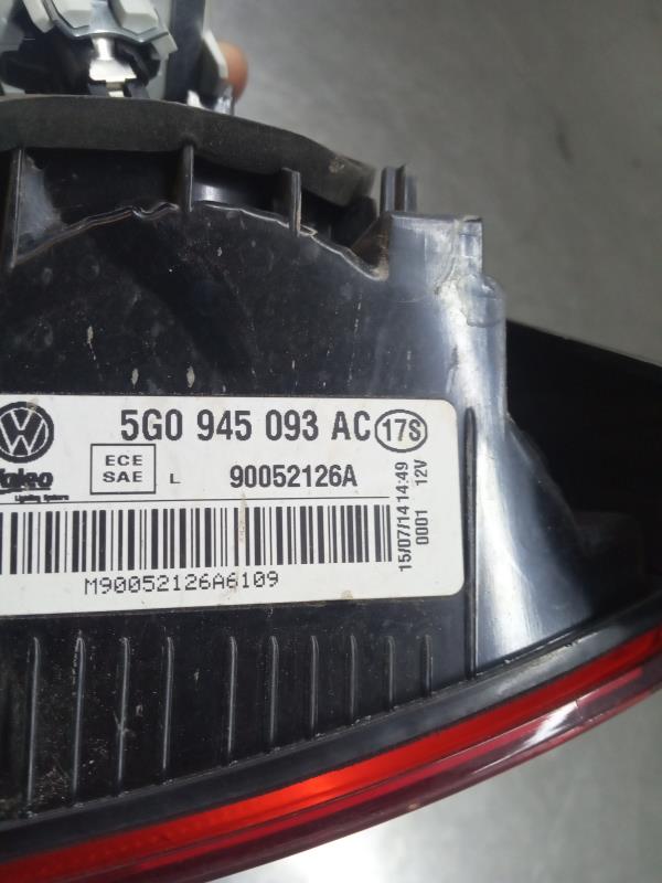 Feu de coffre Gauche VOLKSWAGEN Golf VII (5G1, BQ1, BE1, BE2) Imagem-2