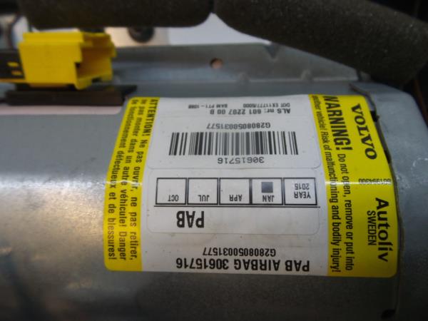 Airbag passageiro VOLVO S40 II (MS) Imagem-1