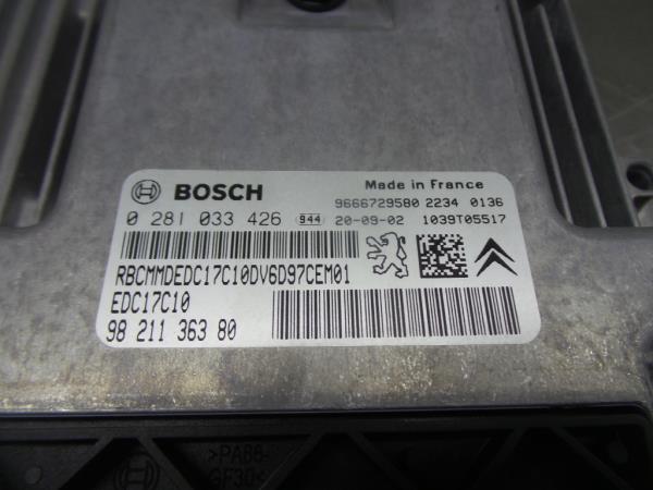 Centralina motor / ECU PEUGEOT Partner (K9) Imagem-3