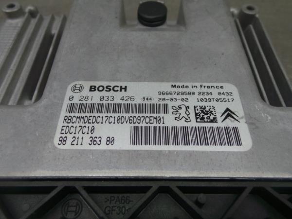 Centralina motor / ECU PEUGEOT Partner (K9) Imagem-1