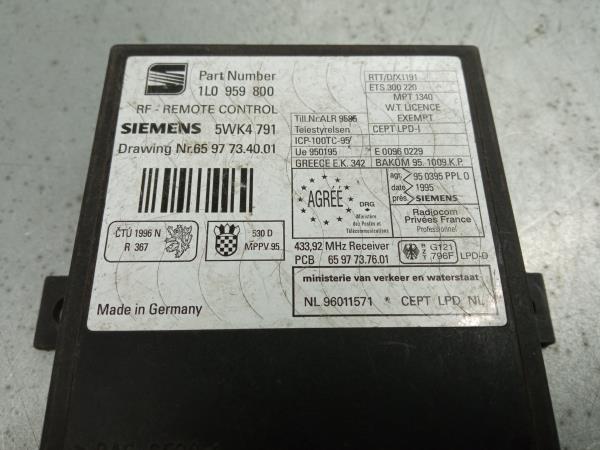 Comfort Unit Module SEAT Ibiza II (6K1) Imagem-3