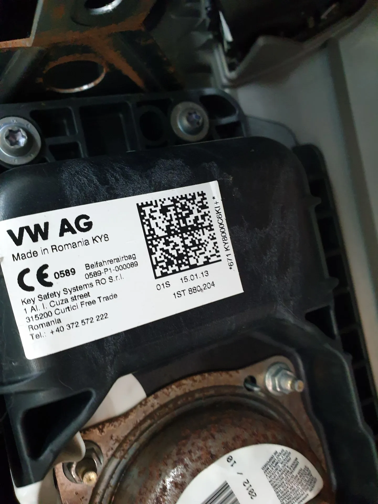 Airbag passageiro SEAT Toledo IV (KG3) Imagem-1