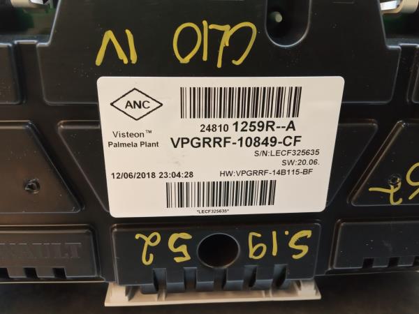 Quadrante / painel de instrumentos RENAULT Clio IV (BH_) Imagem-2