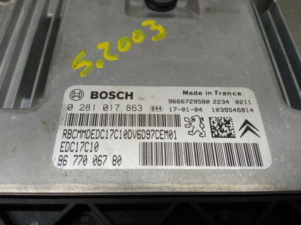 Centralina motor / ECU PEUGEOT Partner II Imagem-3