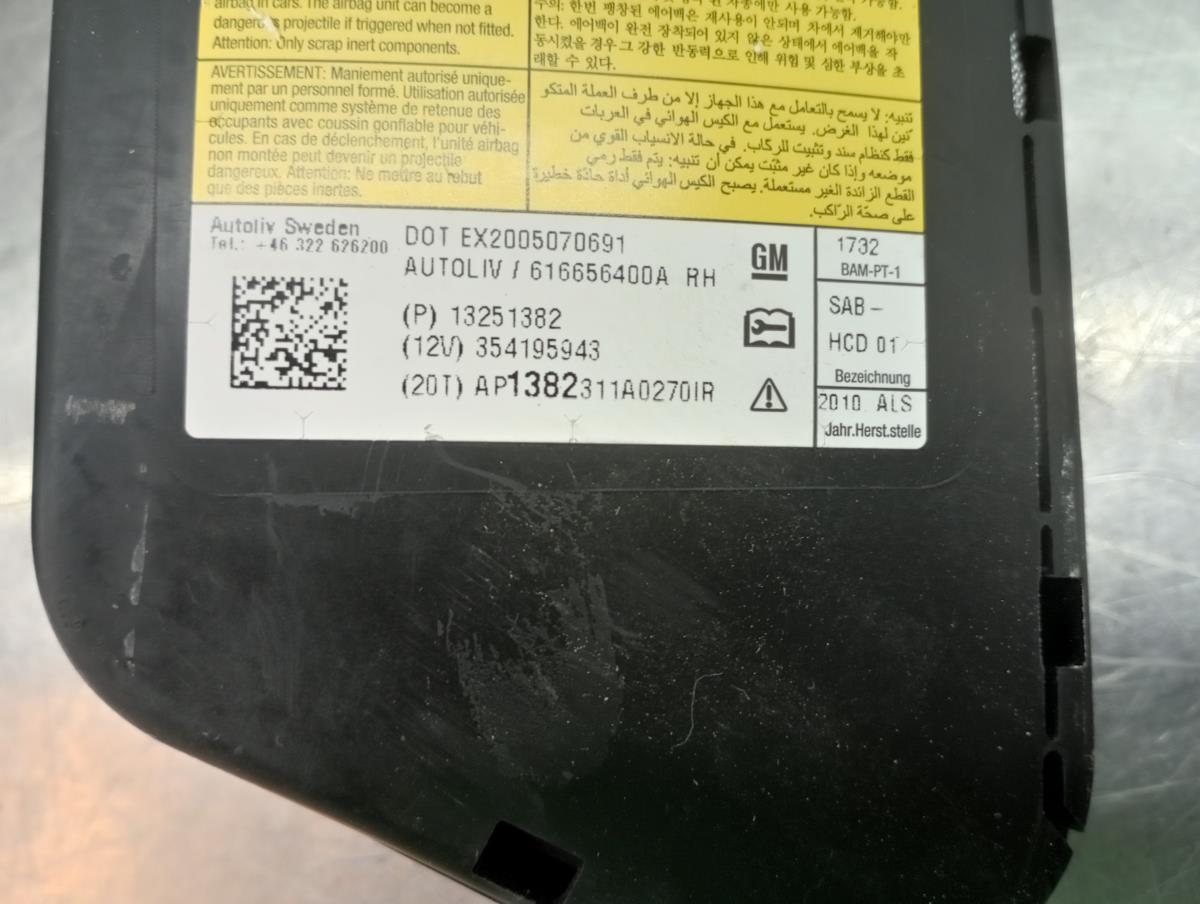 Airbag Destro OPEL Astra J Imagem-2