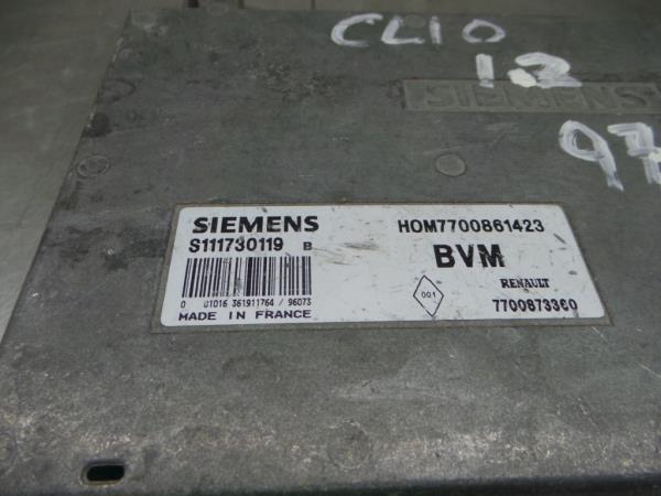 Centralina motor / ECU RENAULT Clio I (B/C57_, 5/357_) Imagem-3