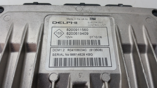 Centralina motor / ECU RENAULT Clio III (BR0/1, CR0/1) Imagem-2