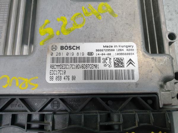 Centralina motor / ECU CITROËN C3 II (SC_) Imagem-3