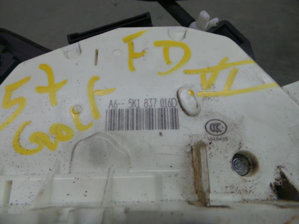 Cerradura / cierre puerta delantero derecho VOLKSWAGEN Golf VI (5K1) Imagem-3