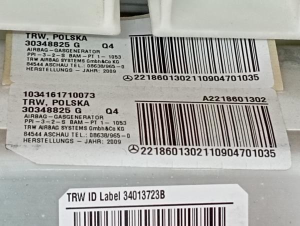 Kit de airbags MERCEDES-BENZ Classe S (W221) Imagem-15