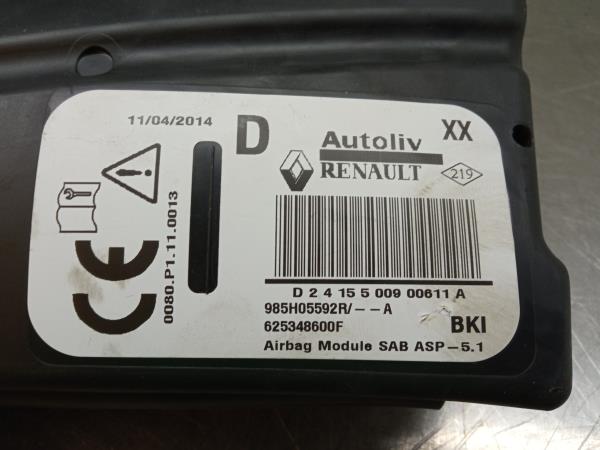 Airbag banco direito RENAULT Captur (J5_) Imagem-3