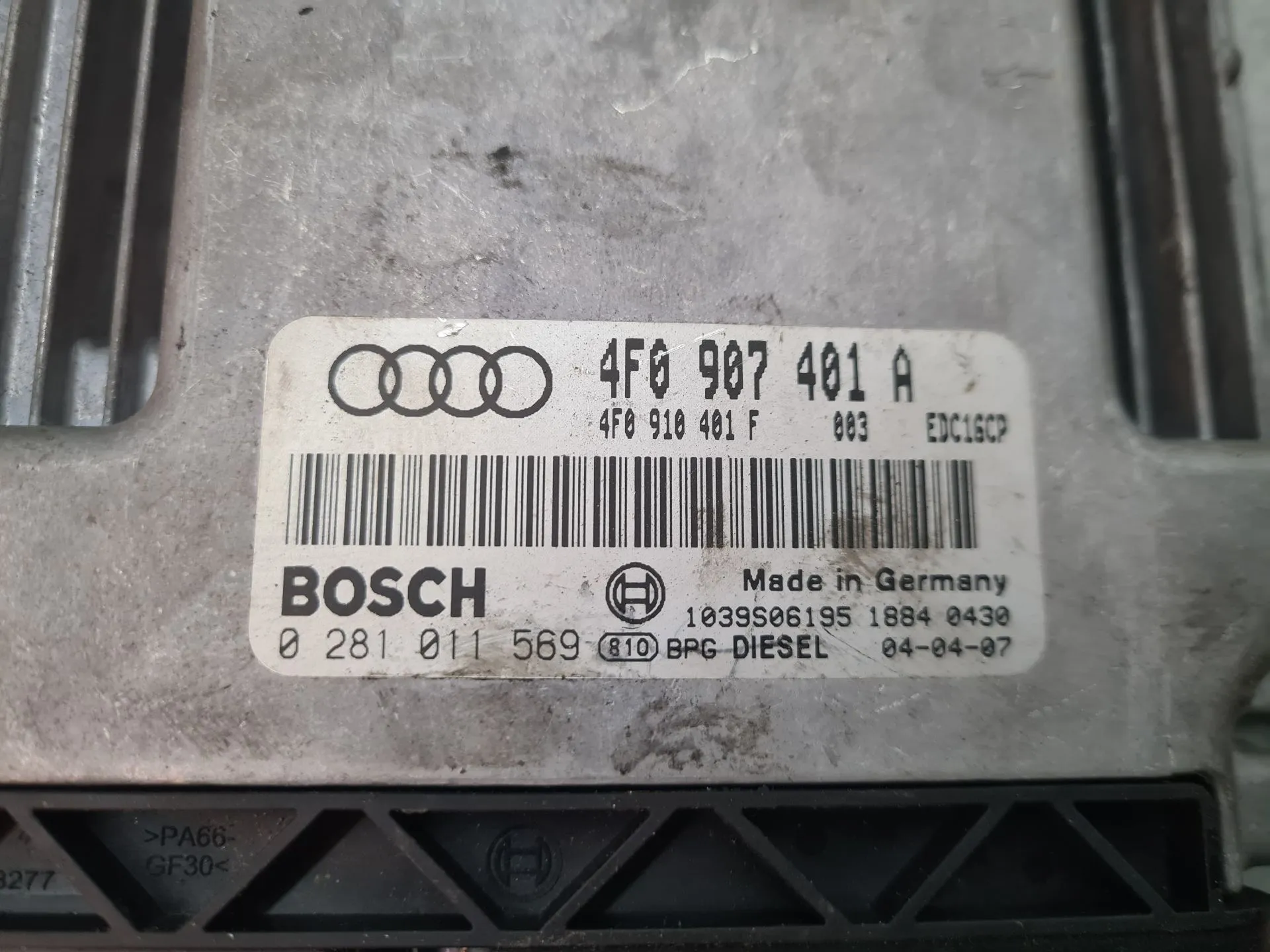 Centralina motor / ECU AUDI A6 (4F2, C6) Imagem-3