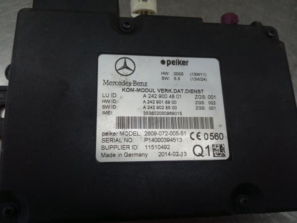 Generic Unit Module MERCEDES-BENZ Classe A (W176) Imagem-2