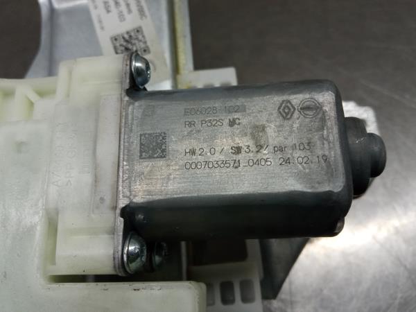 Elevalunas trasero derecho NISSAN Qashqai II (J11) Imagem-3