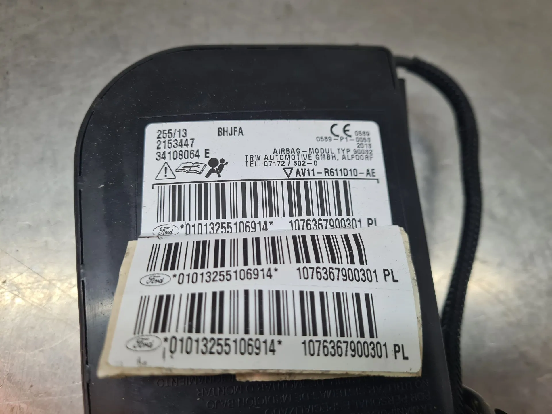 Airbag Derecho FORD B-Max (JK) Imagem-3